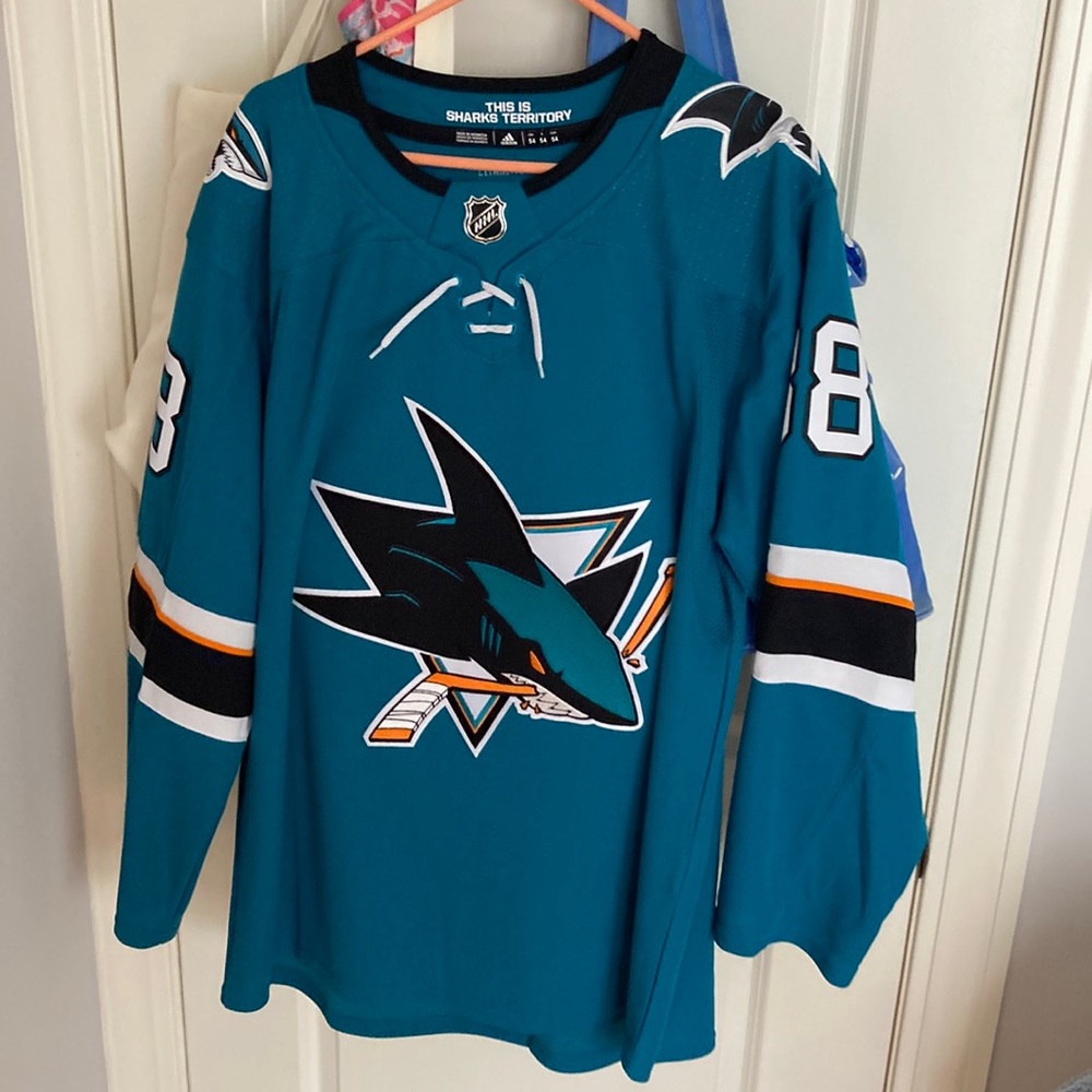 Adidas brand San Jose Sharks jersey